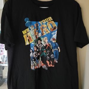 My hero academia tshirt movie theme